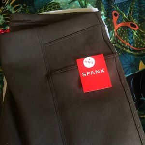 NWT Spanx faux suede legging petite medium